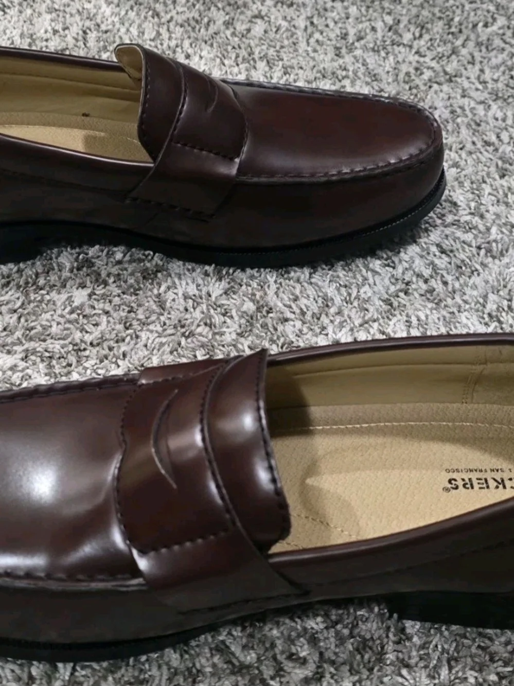 Men's Classic Penny Loafers in Dark Brown